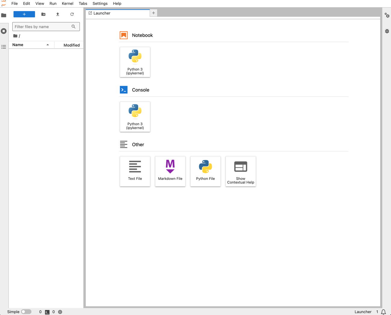 Jupyter Notebook UI