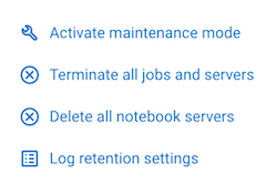 Maintenance mode