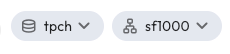 Query editor dropdowns